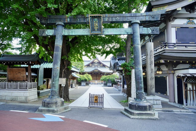 文京区の風景（湯島天満宮）