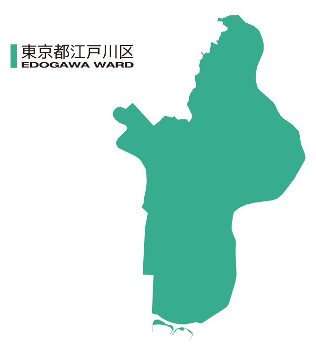 江戸川区の地図