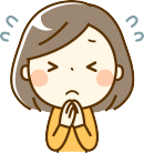お願いする女性